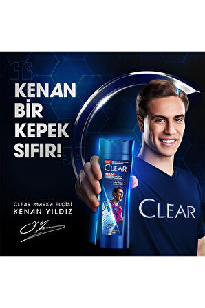 Clear Men Kepeğe Karşı Etkili Şampuan Kenan Yıldız 350 ml x3