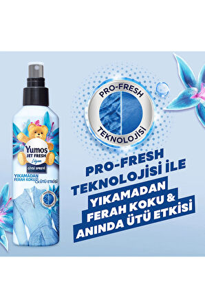 Yumoş Jet Fresh Giysi Spreyi Lilyum 200 ml 2 Adet