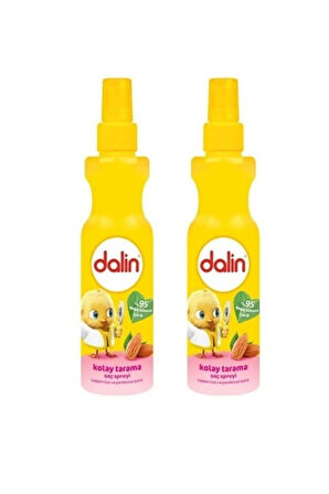 Dalin Kolay Tarama Saç Spreyi Badem Özü Ve Panthenol 200 ml 8690605062194 (2 ADET)