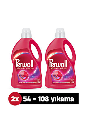 Perwoll Hassas Sıvı Çamaşır Deterjanı Renkli 2.97L x 2'li Set (270 Yıkama)
