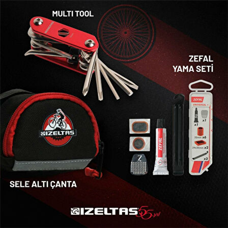 İzeltaş 13000 005376 Bisiklet Onarım Seti (3 Parça)