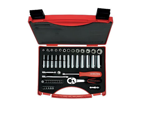 İzeltaş 14000 005131 1/4” Altı Köşe Lokma Anahtar ve Bits Set (48 parça, mm)