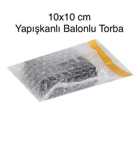 Yapışkanlı Balonlu Torba (10x10 cm)-100 adet