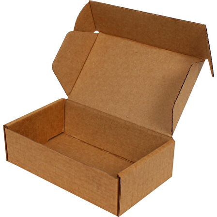 Kraft Kilitli Kargo Kutusu / Ebat: 15x13x5 cm (100 adet)