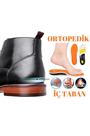 İzland Haki Yeşil Unisex Garantili Trekking Outdoor Bağcıklı Yandan Fermuarlı Kışlık Bot IZLAND-3547