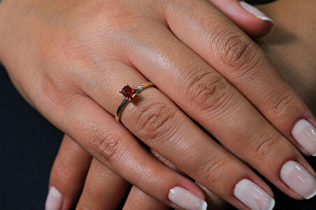 Red İce Crush Yüzük