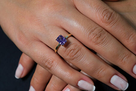 Purple İce Crush Yüzük