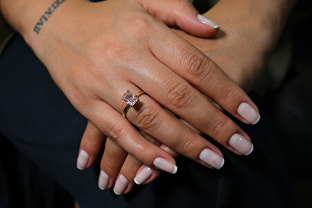 Pink İce Crush Yüzük