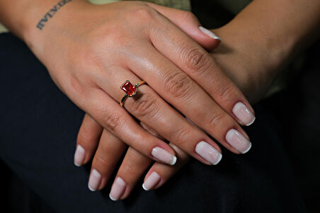 Orange İce Crush Yüzük