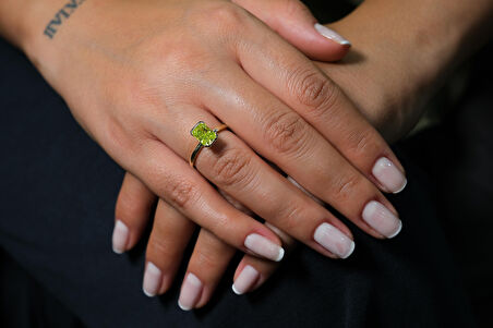 Light Green İce Crush Yüzük
