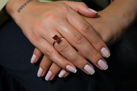 Red İce Crush Yüzük