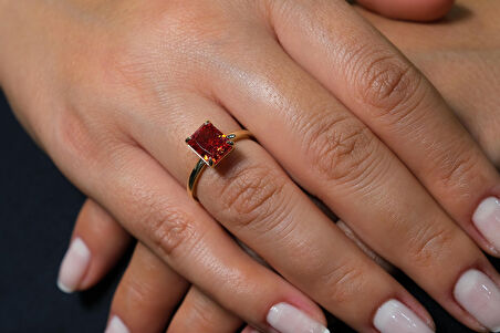 Red İce Crush Yüzük