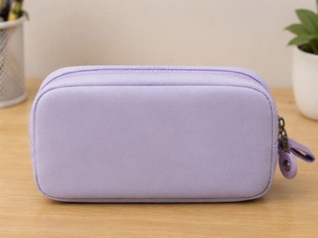 Nemo Bags Lila Su Geçirmez İki Gözlü Cepli Cüzdan Tipi Kalemlik