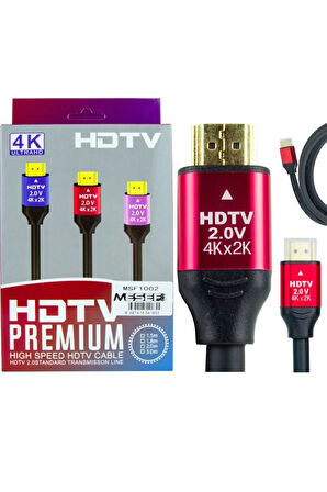 MSF 1002 Mesef  Kutulu 1. Kalite 4K HDMI Kablo 2 MT ;Class