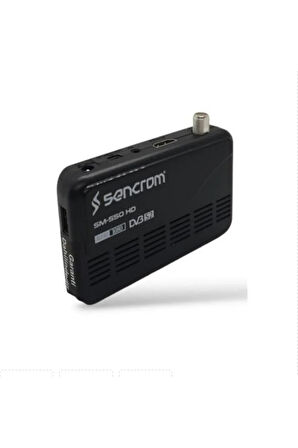Sencrom SM-550 Hd TV BOX Wi-Fi Bluetooth HDMI Uydu Alıcısı