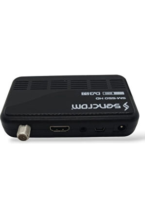 Sencrom SM-550 Hd TV BOX Wi-Fi Bluetooth HDMI Uydu Alıcısı