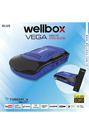 Wellbox Vega Uydu Alıcısı Tv Wi-Fi İnternet HDMI 1080P Çanaksız Uydu
