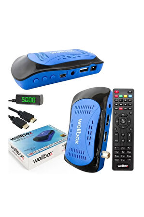 Wellbox Vega Uydu Alıcısı Tv Wi-Fi İnternet HDMI 1080P Çanaksız Uydu