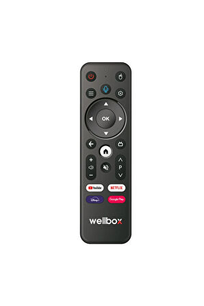WELLBOX MAX4 Android TV BOX Wi-Fi Bluetooth HDMI Hafızalı Uydu Alıcısı