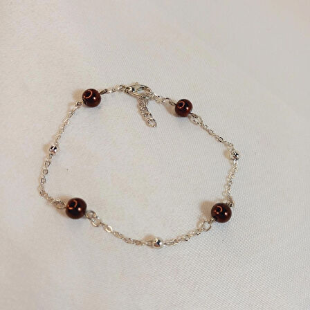 Crystal Atelier İnci Bileklik, İncili Bileklik, Gümüş Kaplama İnci Sıra Bileklik, Barok İnci Bileklik, Kadın İnci Bileklik, Zarif İnci Detay Bileklik, Gümüş Kaplama İnci Modeli Tasarım Bileklik, Zincir Bileklik