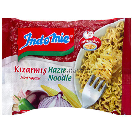 İndomie Kızarmış Noodle Hazır Makarna 80 gr
