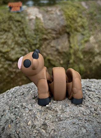 İnek Oyuncak Figür -Tarlaların Cesur Bekçisi🐄🌾 3D Hareketli Organik Model -Orta Boy