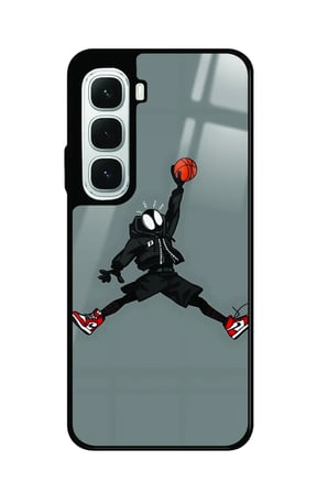 Infinix Hot 60İ Uyumlu Basketbol Tasarımlı Parlak Silikon Kılıf