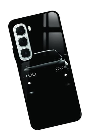 Infinix Hot 60İ Uyumlu Araba Tasarımlı Parlak Silikon Kılıf
