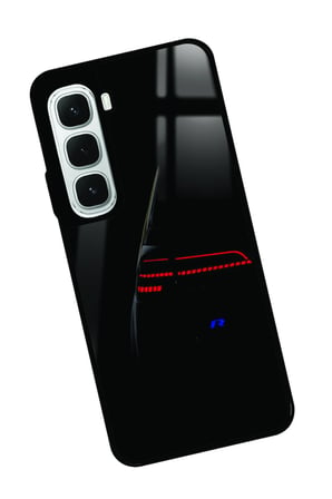 Infinix Hot 60İ Uyumlu Araba Tasarımlı Parlak Silikon Kılıf