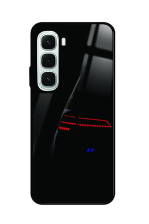 Infinix Hot 60İ Uyumlu Araba Tasarımlı Parlak Silikon Kılıf