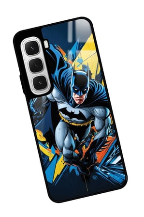 Infinix Hot 60 Uyumlu Batman Tasarımlı Parlak Silikon Kılıf