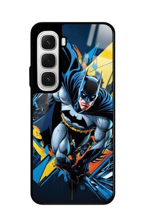 Infinix Hot 60 Uyumlu Batman Tasarımlı Parlak Silikon Kılıf