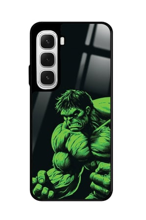 Infinix Hot 60 Uyumlu Hulk Tasarımlı Parlak Silikon Kılıf