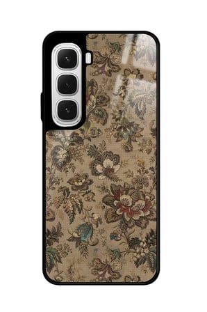 Infinix Hot 60 Uyumlu Renkli Çiçek Tasarımlı Parlak Silikon Kılıf