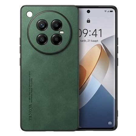 İnfinix Zero 40 Uyumlu Kılıf Deri Görünümlü Şık Tasarım Hlt-Hide