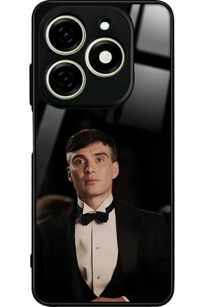 Infınıx Smart 8 Pro Uyumlu Thomas Shelby Tasarımlı Parlak Silikon Kılıf