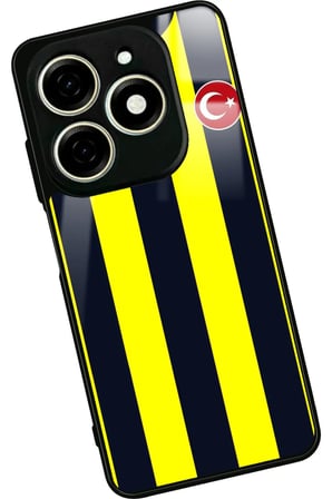 Infınıx Smart 8 Pro Uyumlu Futbol Takımı Tasarımlı Parlak Silikon Kılıf