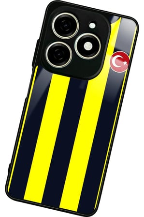 Infınıx Smart 8 Pro Uyumlu Futbol Takımı Tasarımlı Parlak Silikon Kılıf