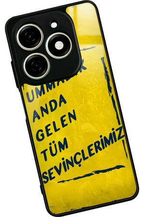 Infınıx Smart 8 Pro Uyumlu Söz Yazılı Parlak Silikon Kılıf