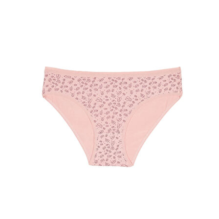 Pamuklu Elastan Kadın Külot 3’lü Paket Klasik Kesim Penye Kumaş Desenli