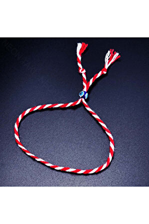 Marteniçka Model 1, 1 Adet Bileklik, Boncuk Lacivert Renk