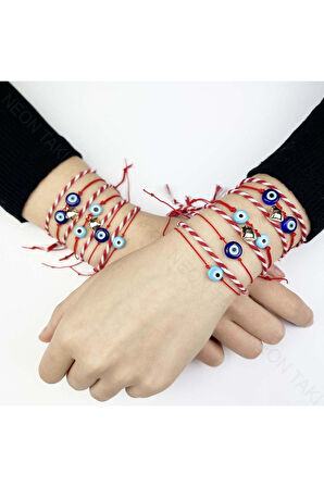 Marteniçka Model 1, 1 Adet Bileklik, Boncuk Lacivert Renk