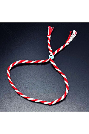 Marteniçka Model 2, 1 Adet Bileklik, Boncuk Turkuaz Renk