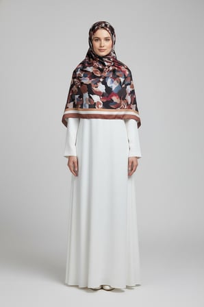 i̇pekal exclusive batik desenli pamuklu şal 70x180