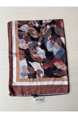 i̇pekal exclusive batik desenli pamuklu şal 70x180