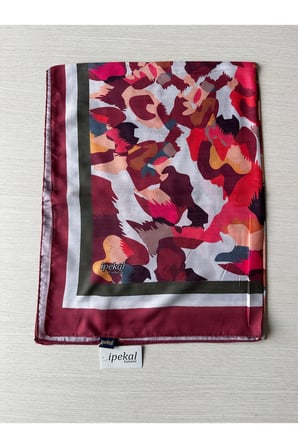 i̇pekal exclusive batik desenli pamuklu şal 70x180