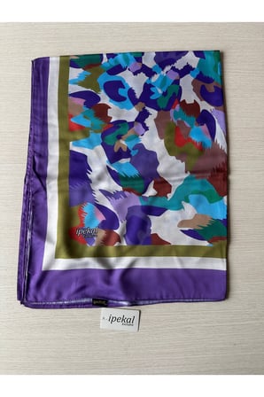 i̇pekal exclusive batik desenli pamuklu şal 70x180