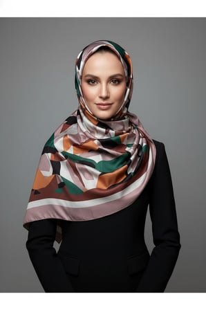 i̇pekal exclusive büyük batik desenli pamuklu şal 70x180