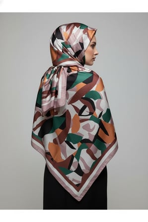 i̇pekal exclusive büyük batik desenli pamuklu şal 70x180