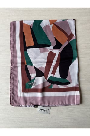i̇pekal exclusive büyük batik desenli pamuklu şal 70x180